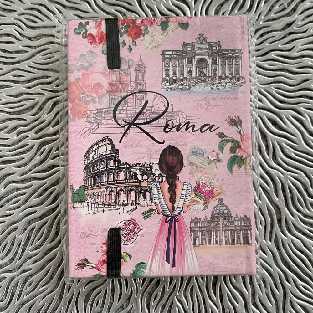ROME Theme Small Notebook Hardcover Souvenir Gift